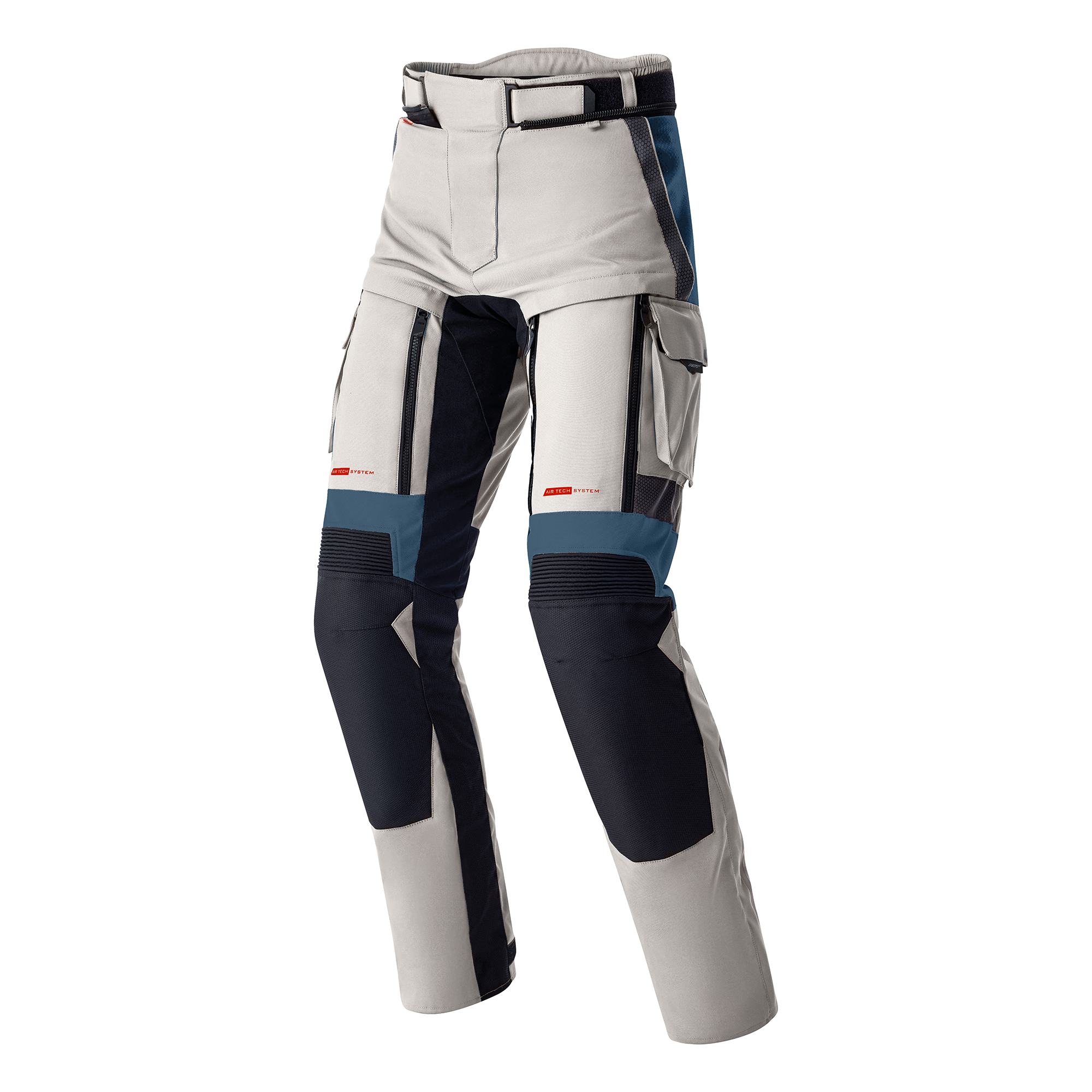 RST Pro Series Adventure D3O Ladies Textile Trouser Silver / Blue - FREE UK Shipping, FREE 365 Day Returns | Moto Central