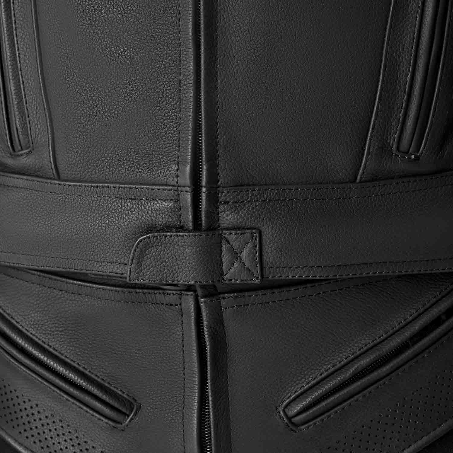 RST Tractech Evo D3O Leather Jacket Black / Black - FREE UK Shipping, FREE 365 Day Returns | Moto Central