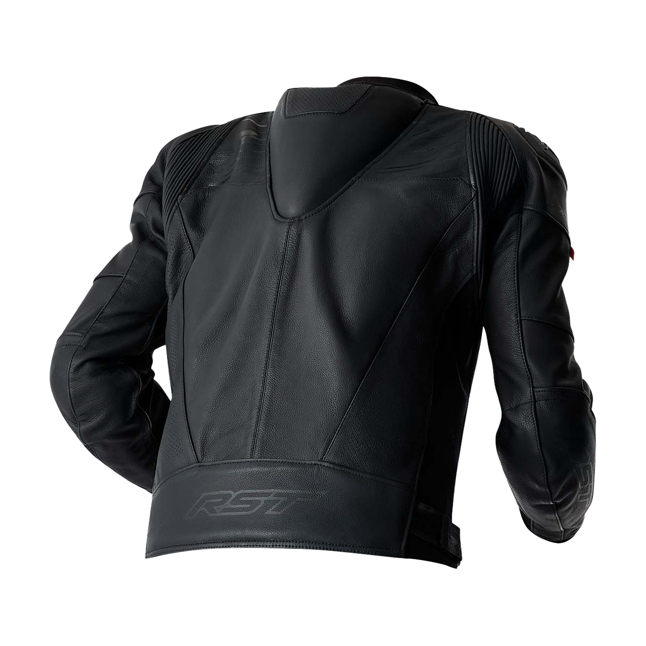 RST Tractech Evo D3O Leather Jacket Black / Black - FREE UK Shipping, FREE 365 Day Returns | Moto Central