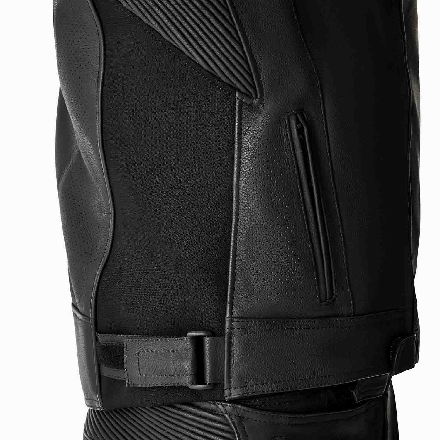 RST Tractech Evo D3O Leather Jacket Black / Black - FREE UK Shipping, FREE 365 Day Returns | Moto Central