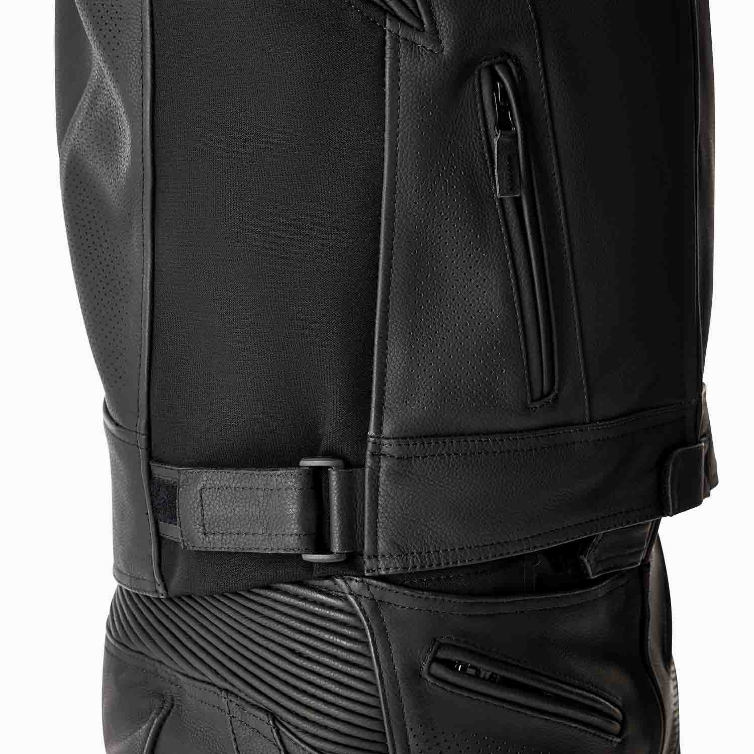 RST Tractech Evo D3O Leather Jacket Black / Blue - FREE UK Shipping, FREE 365 Day Returns | Moto Central