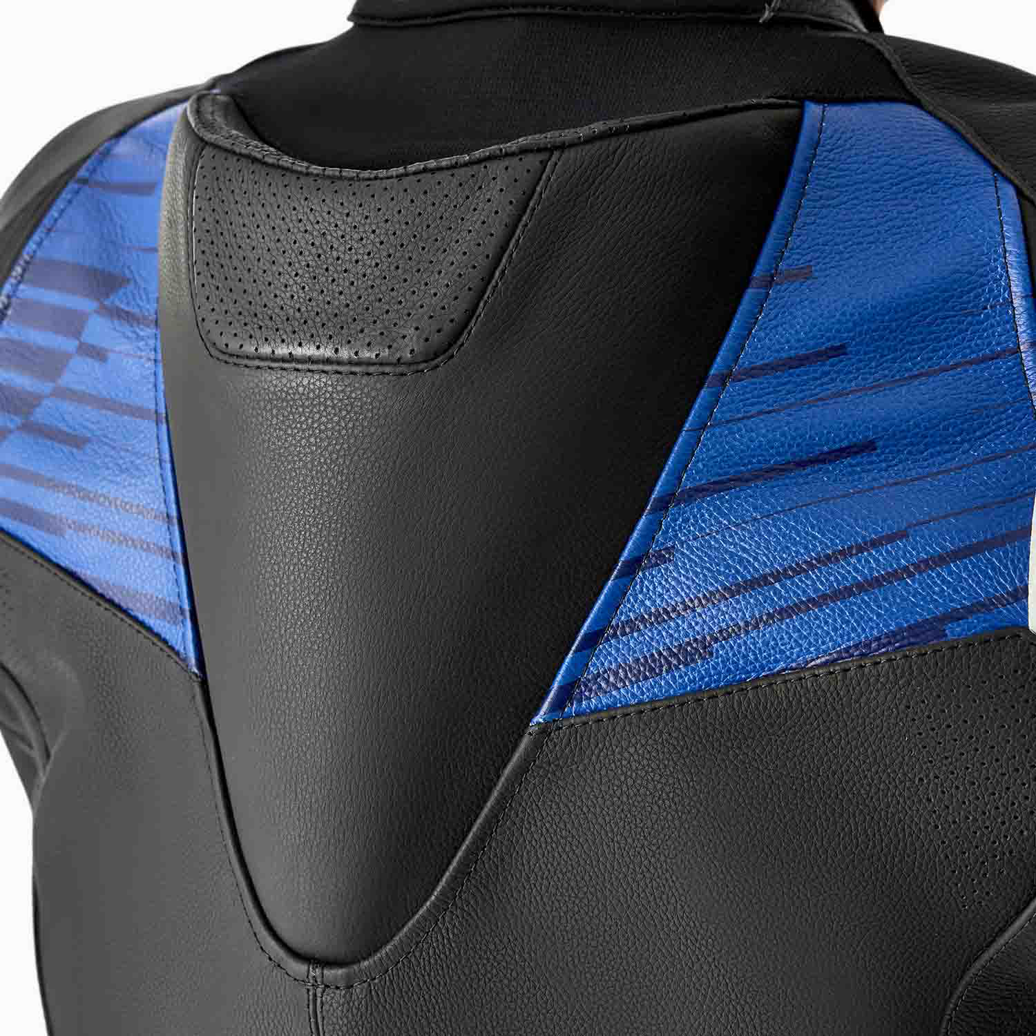 RST Tractech Evo D3O Leather Jacket Black / Blue - FREE UK Shipping, FREE 365 Day Returns | Moto Central