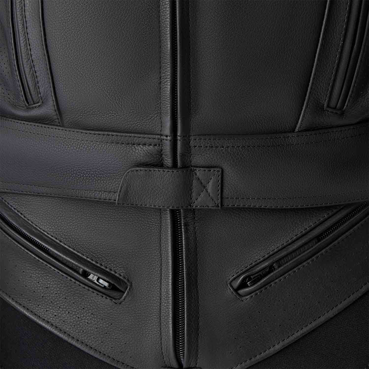 RST Tractech Evo D3O Leather Jacket Black / Fluo Red - FREE UK Shipping, FREE 365 Day Returns | Moto Central