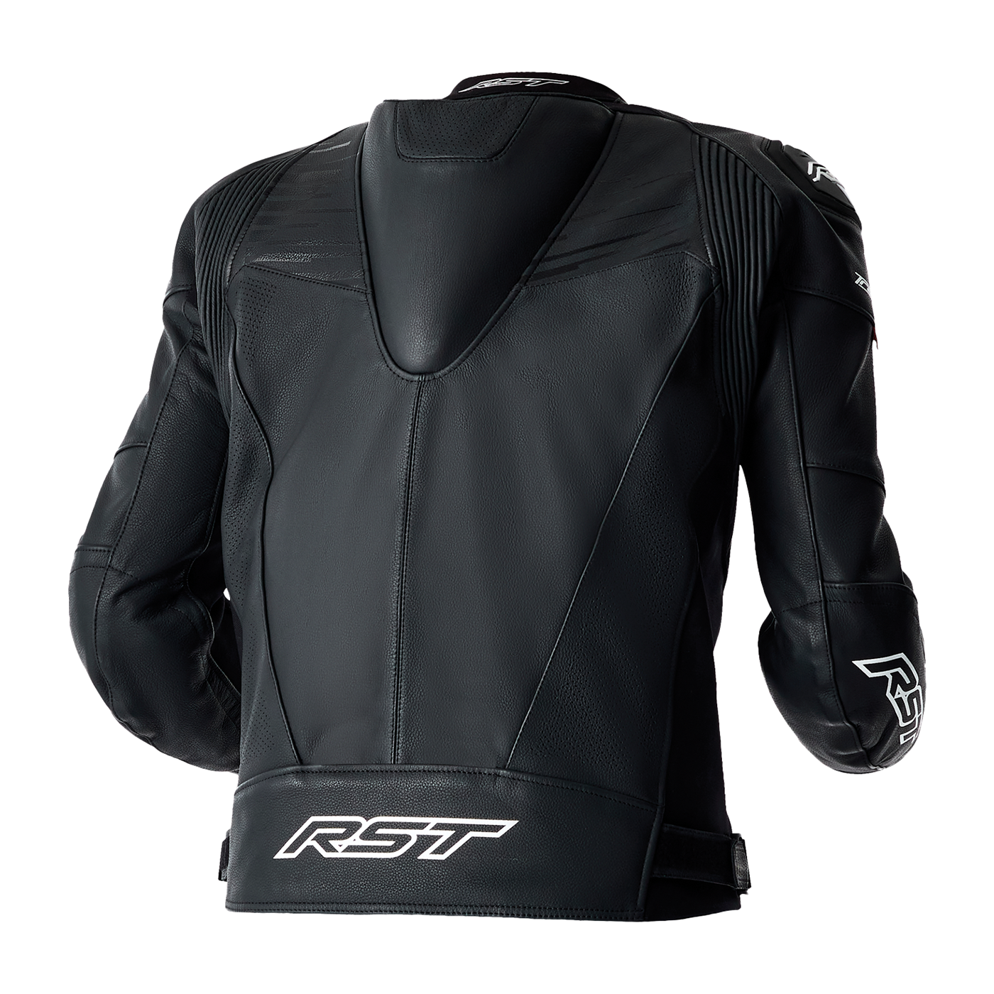 RST Tractech Evo D3O Leather Jacket Black / White - FREE UK Shipping, FREE 365 Day Returns | Moto Central