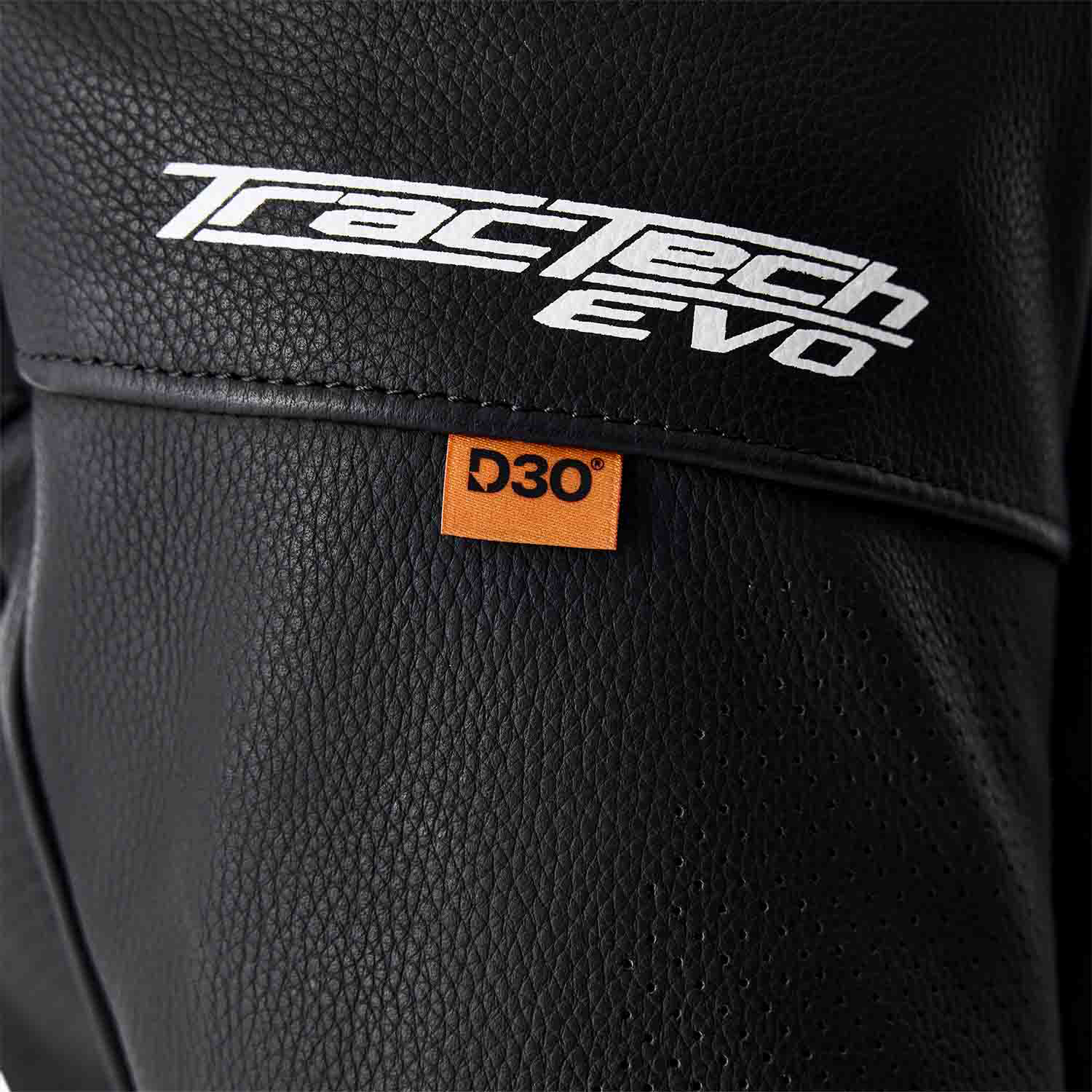 RST Tractech Evo D3O Leather Jacket Black / White - FREE UK Shipping, FREE 365 Day Returns | Moto Central