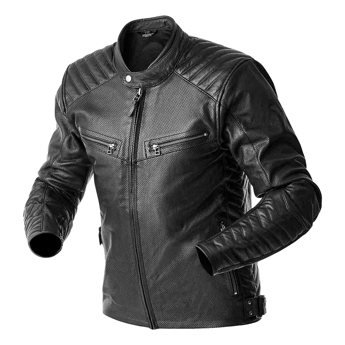 RST Roadster Air D3O Leather Jacket Black - FREE UK Shipping, FREE 365 Day Returns | Moto Central