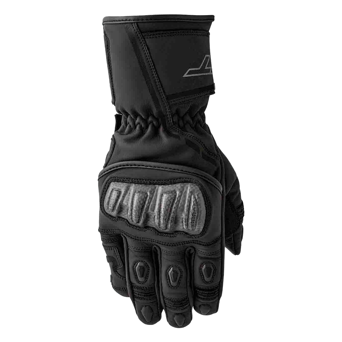 RST S1 Summer Gloves Black / Black back-of-hand view