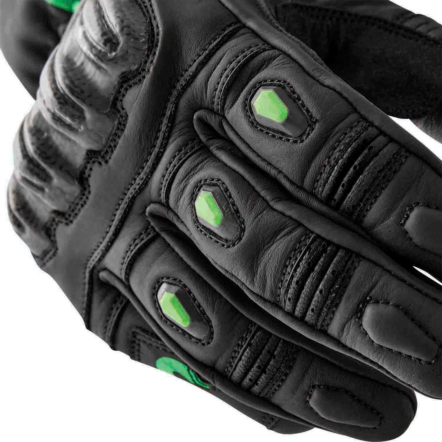 RST S1 Summer Gloves Black / Fluo Green - FREE UK Shipping, FREE 365 Day Returns | Moto Central