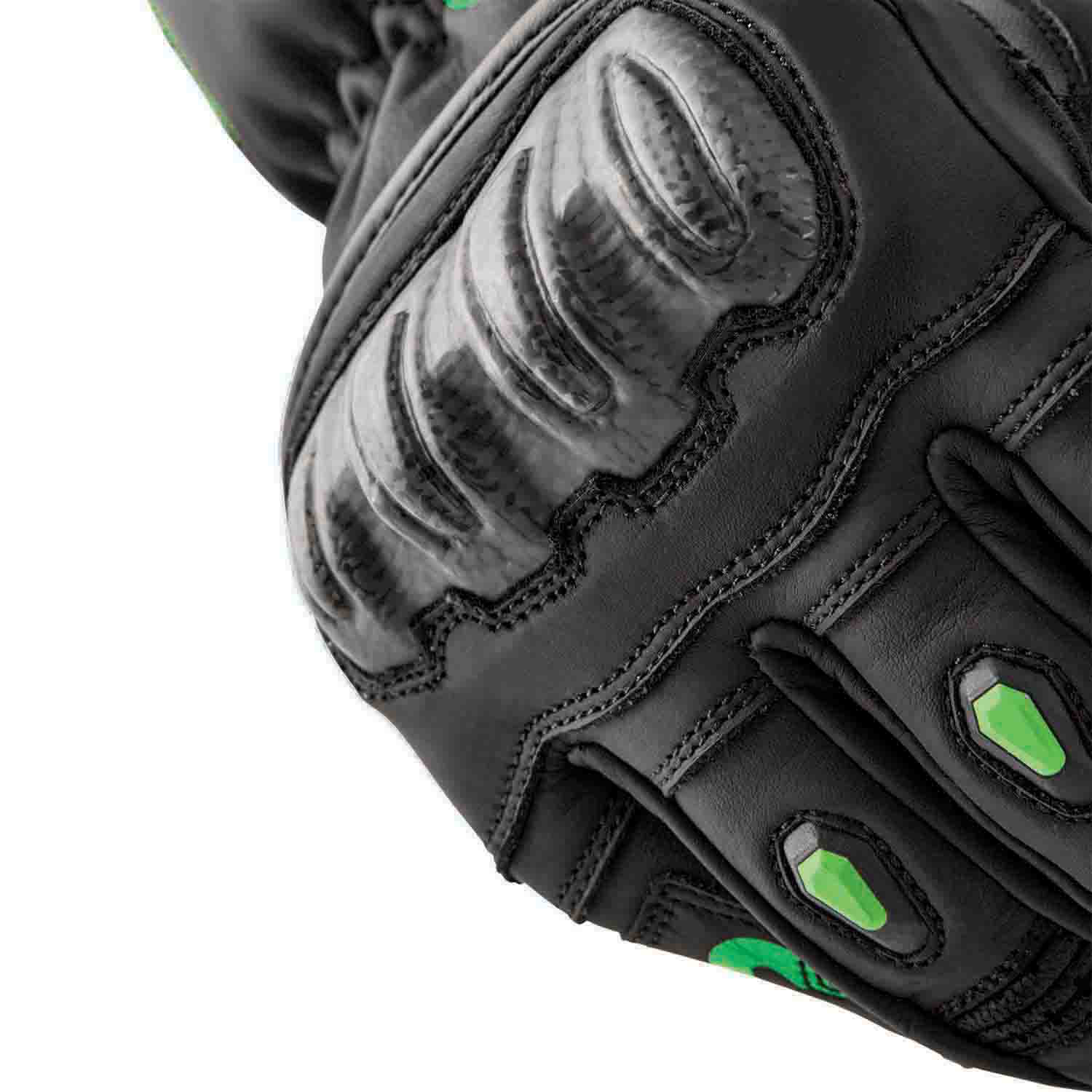 RST S1 Summer Gloves Black / Fluo Green - FREE UK Shipping, FREE 365 Day Returns | Moto Central