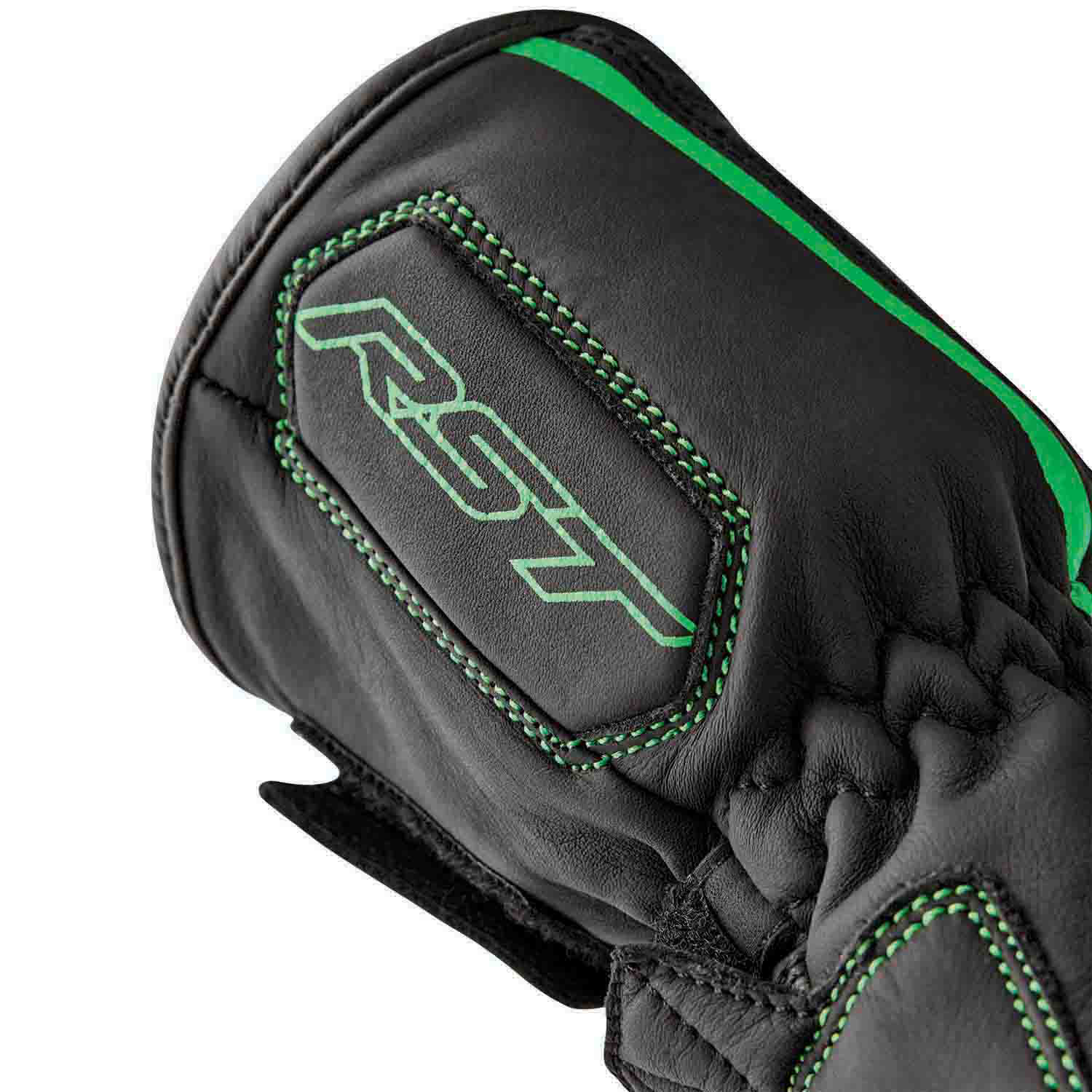 RST S1 Summer Gloves Black / Fluo Green - FREE UK Shipping, FREE 365 Day Returns | Moto Central