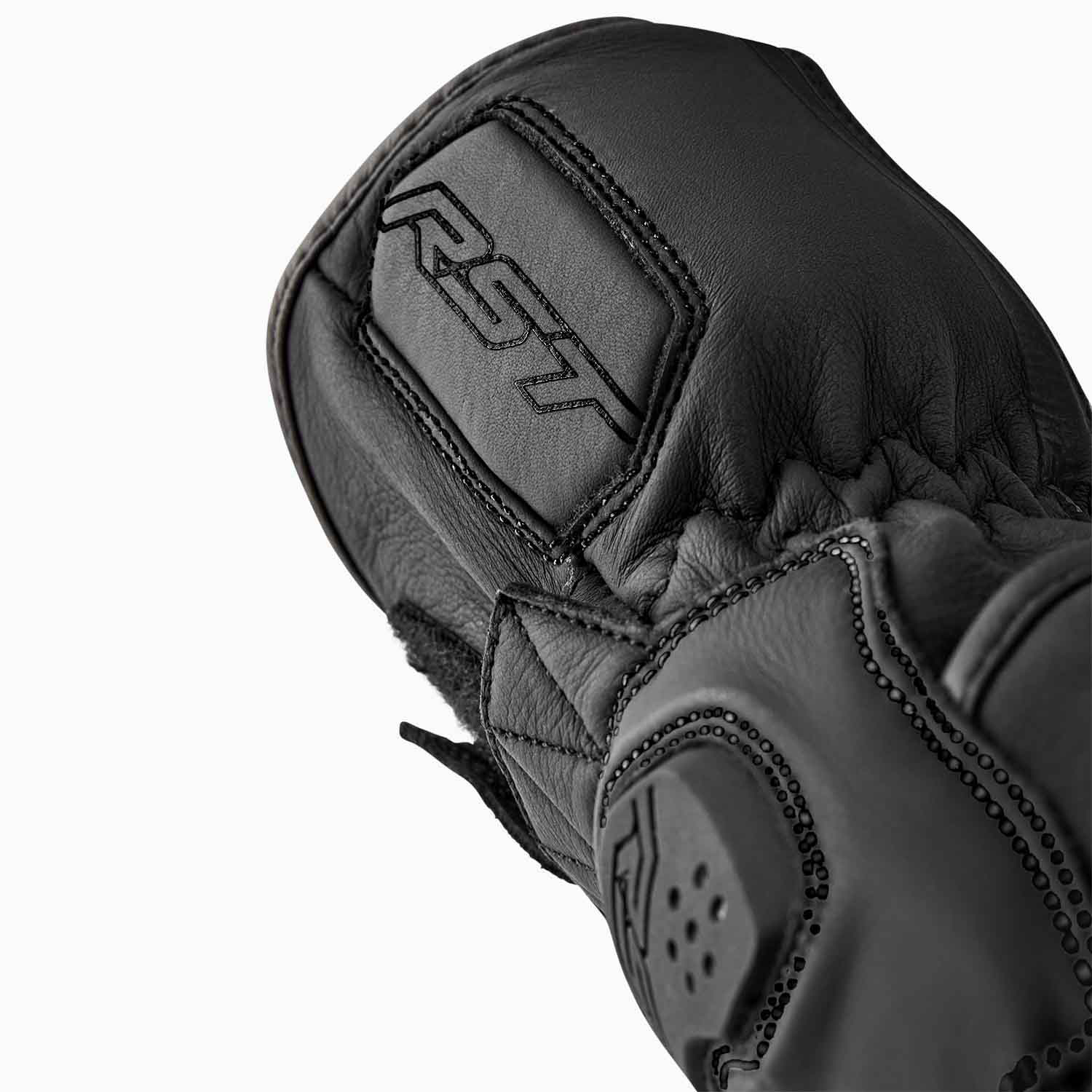 RST S1 Ladies Leather Gloves Black / Black - FREE UK Shipping, FREE 365 Day Returns | Moto Central