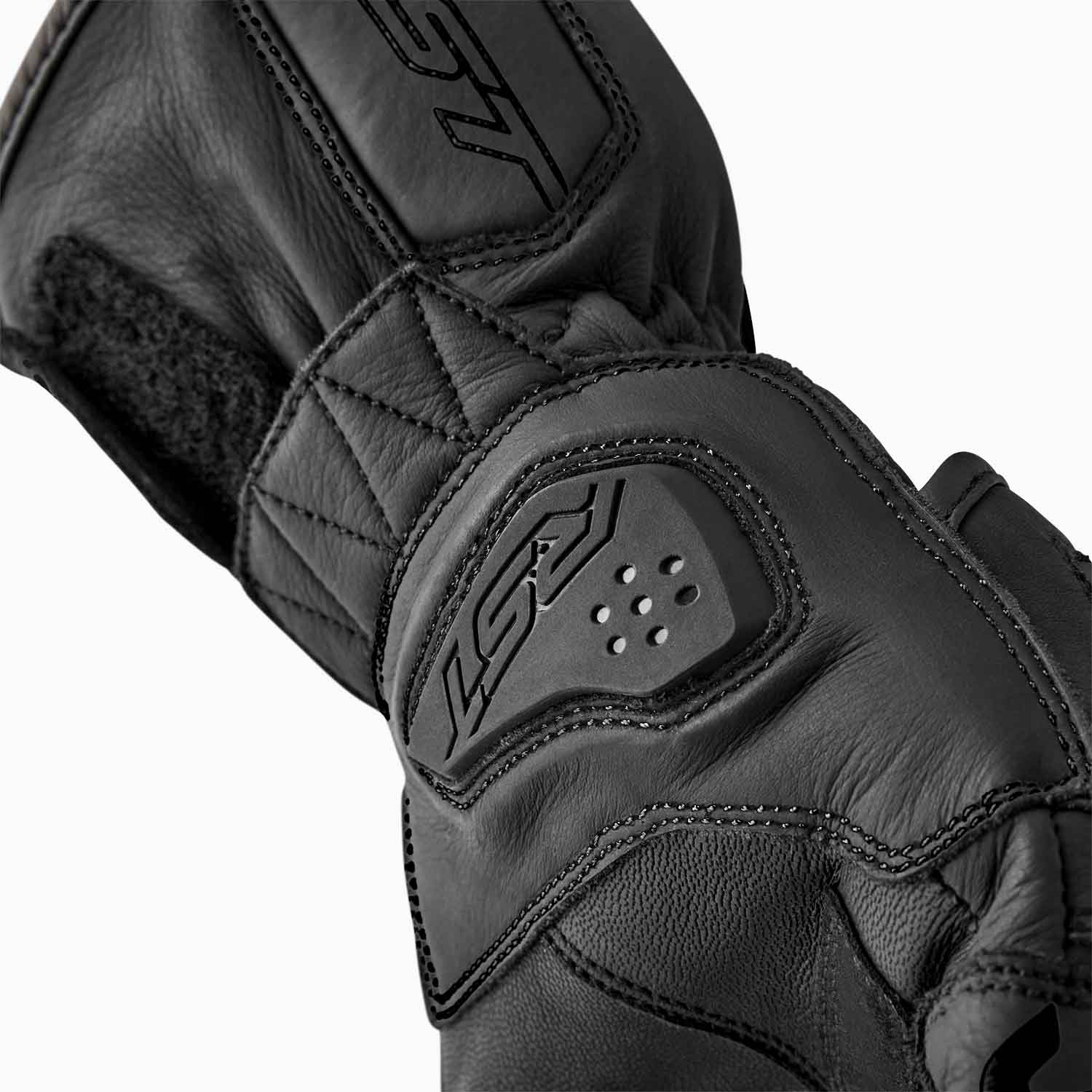 RST S1 Ladies Leather Gloves Black / Black - FREE UK Shipping, FREE 365 Day Returns | Moto Central
