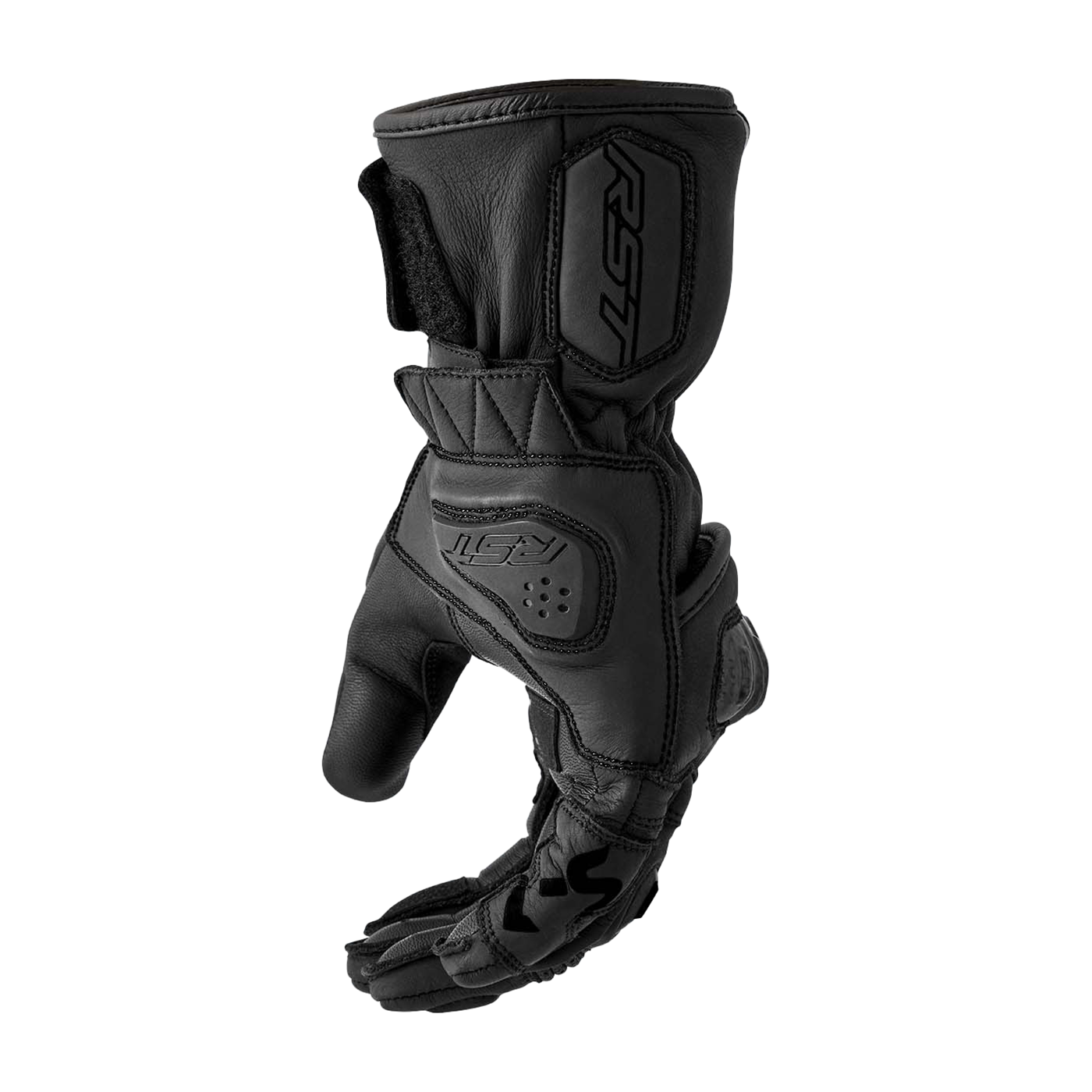 RST S1 Ladies Leather Gloves Black / Black - FREE UK Shipping, FREE 365 Day Returns | Moto Central