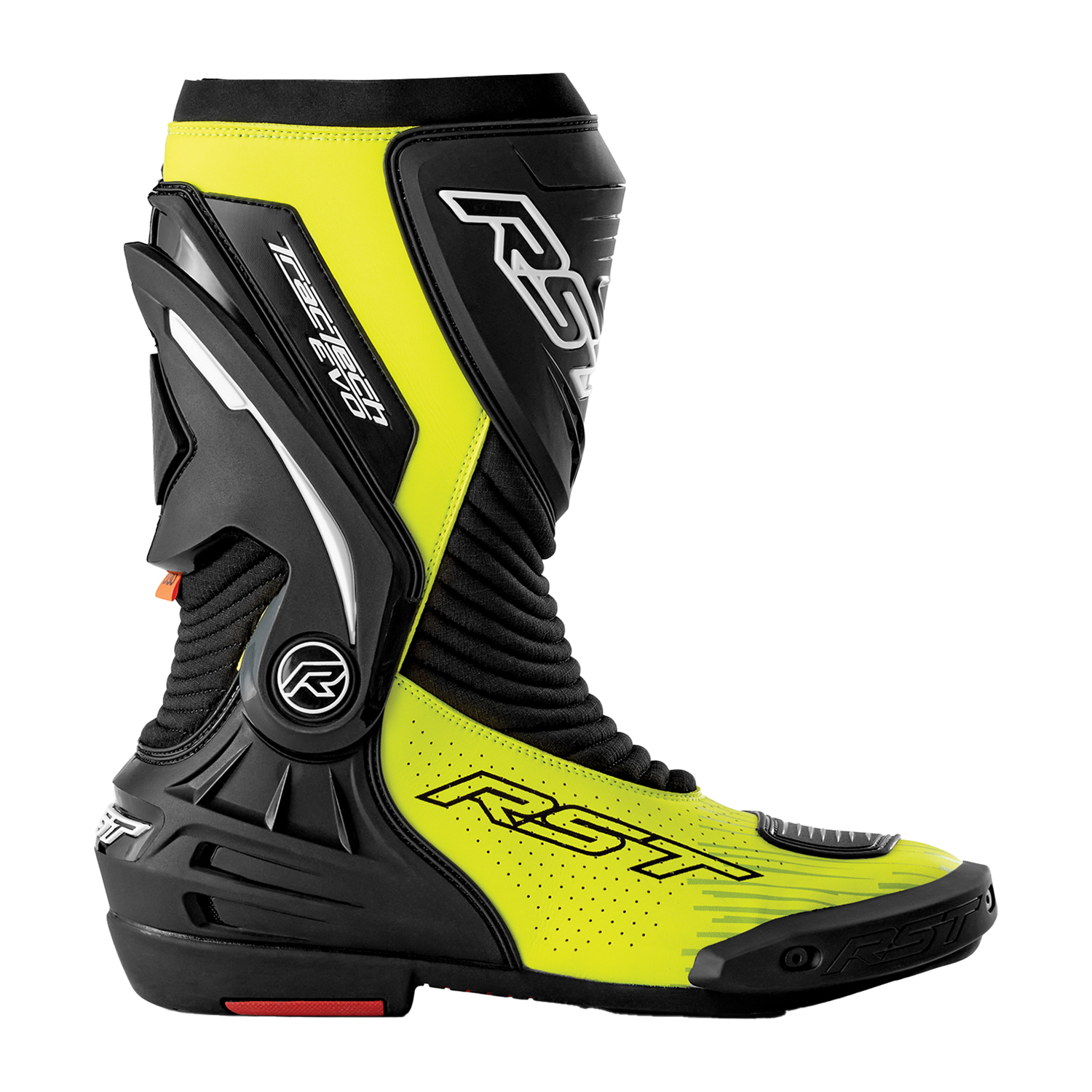 RST Tractech Evo D3O Boots Black / Fluo Yellow - FREE UK Shipping, FREE 365 Day Returns | Moto Central