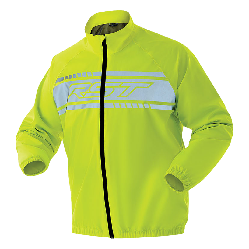 RST Flo-Rider Waterproof Jacket Fluo Yellow front view
