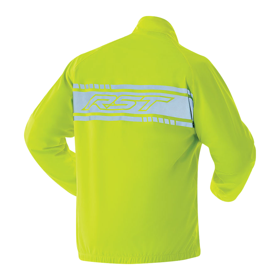 RST Flo-Rider Waterproof Jacket Fluo Yellow - FREE UK Shipping, FREE 365 Day Returns | Moto Central