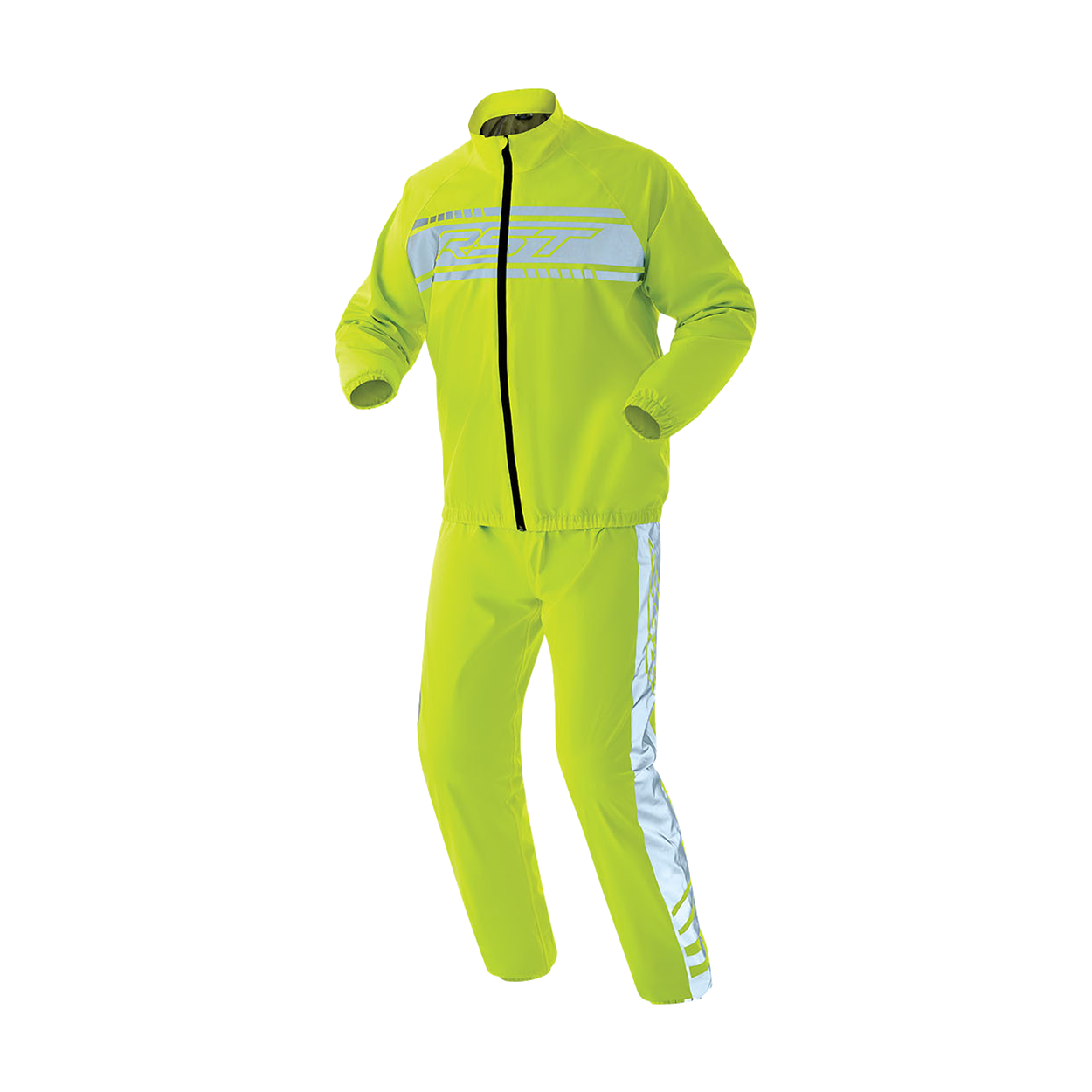 RST Flo-Rider Waterproof Jacket Fluo Yellow - FREE UK Shipping, FREE 365 Day Returns | Moto Central