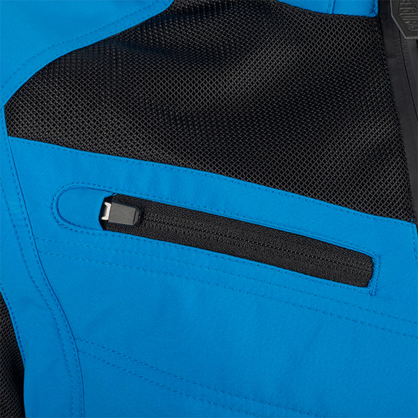 Segura Natcho Vented Textile Jacket Blue / Orange FREE UK Delivery, FREE 365 Day Returns | Moto Central