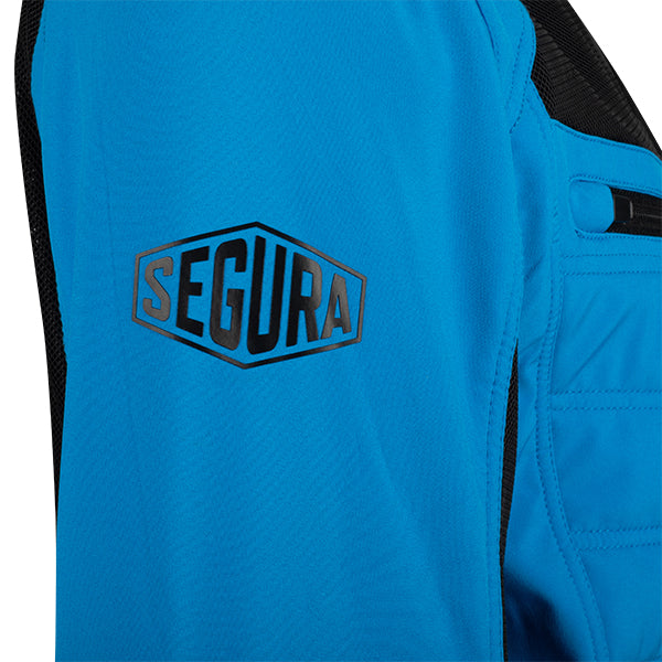 Segura Natcho Vented Textile Jacket Blue / Orange FREE UK Delivery, FREE 365 Day Returns | Moto Central