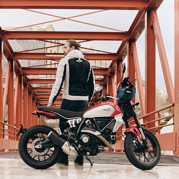 Segura Natcho Vented Textile Jacket Grey / White FREE UK Delivery, FREE 365 Day Returns | Moto Central