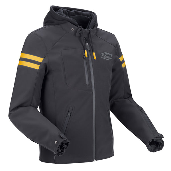 Segura Ritchy Textile Jacket Black / Yellow FREE UK Delivery, FREE 365 Day Returns | Moto Central
