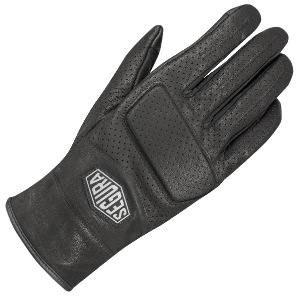 Segura Bogart Leather Gloves Black FREE UK Delivery, FREE 365 Day Returns | Moto Central
