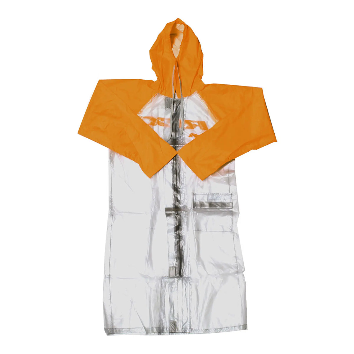 RFX Race Rain Long Over Coat Orange