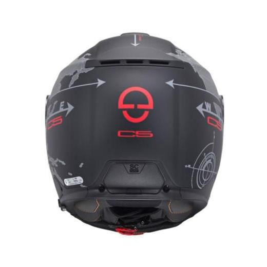 Schuberth C5 Flip-Up Helmet Globe Black - FREE UK Shipping, FREE 365 Day Returns | Moto Central