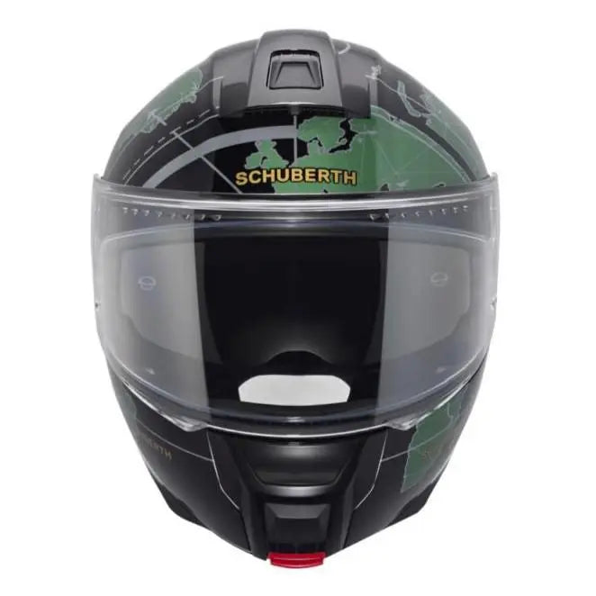Schuberth C5 Globe Green  - FREE UK Shipping, FREE 365 Day Returns | Moto Central