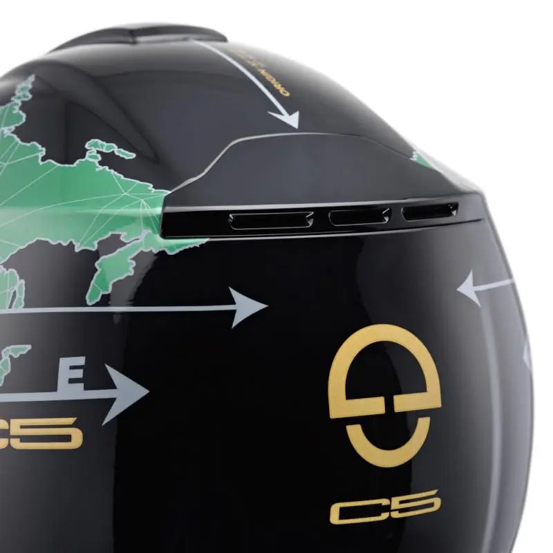 Schuberth C5 Globe Green  - FREE UK Shipping, FREE 365 Day Returns | Moto Central
