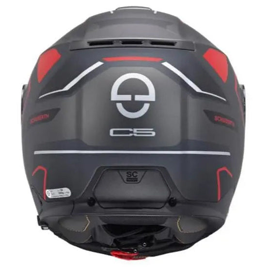 Schuberth C5 Omega Anthracite - rear view