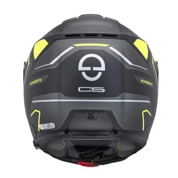 Schuberth C5 Omega Yellow  - FREE UK Shipping, FREE 365 Day Returns | Moto Central
