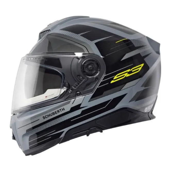 Schuberth S3 Apex Grey  - FREE UK Shipping, FREE 365 Day Returns | Moto Central