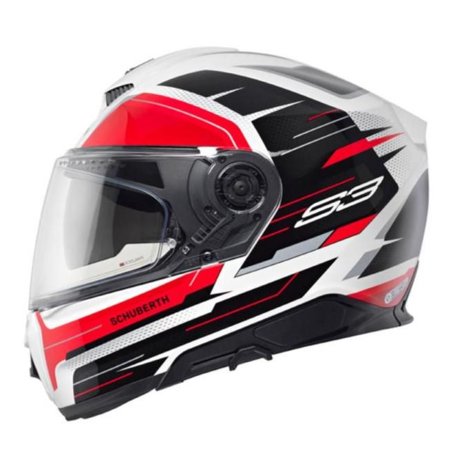 Schuberth S3 Apex Full Face Helmet White - FREE UK Shipping, FREE 365 Day Returns | Moto Central
