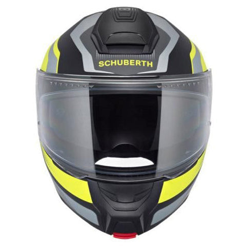 Schuberth Concept Tracer Yellow helmet, front view