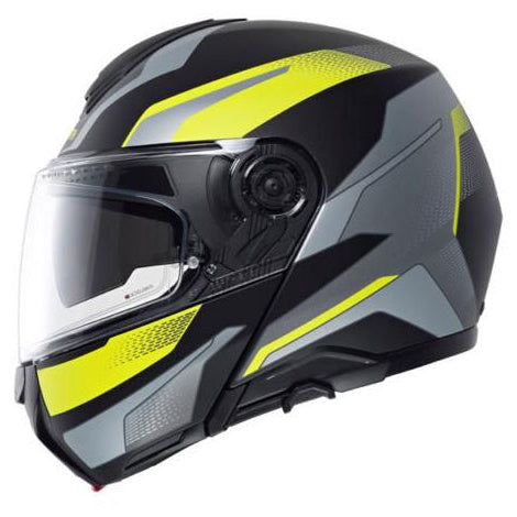 Schuberth Concept Tracer Yellow helmet, right-side profile