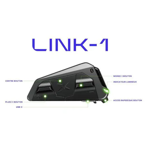 Scorpion Link-1 Dual Pack Bluetooth Intercom System Black FREE UK Delivery, FREE 365 Day Returns | Moto Central