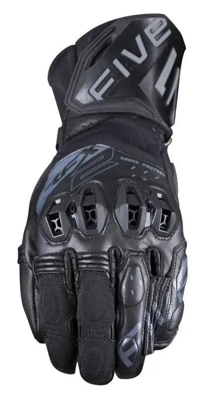 Five RFX2 Evo Leather Gloves Black / Dark Grey FREE UK Delivery, FREE 365 Day Returns ; Moto Central