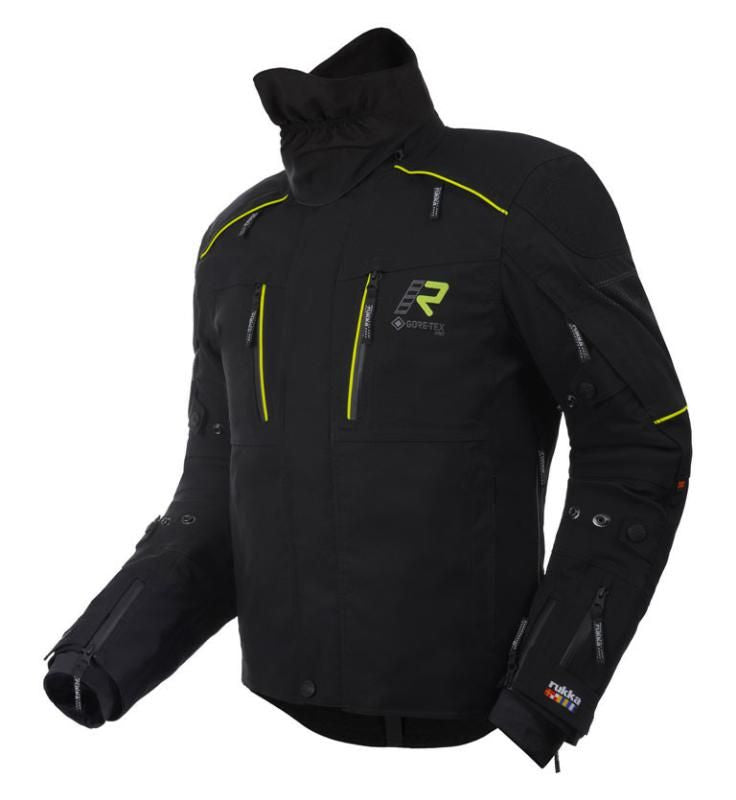 Rukka Nivala 3.0 Textile Jacket Black / Yellow FREE UK Delivery, FREE 365 Day Returns ; Moto Central