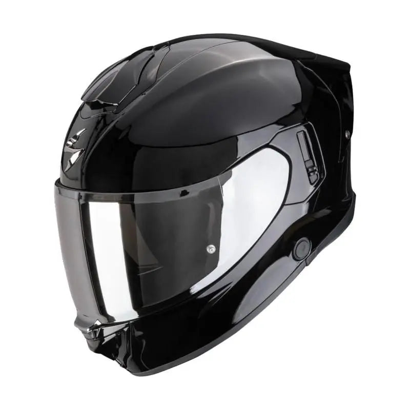 Scorpion Exo 530 Gloss Black FREE UK Delivery, FREE 365 Day Returns | Moto Central