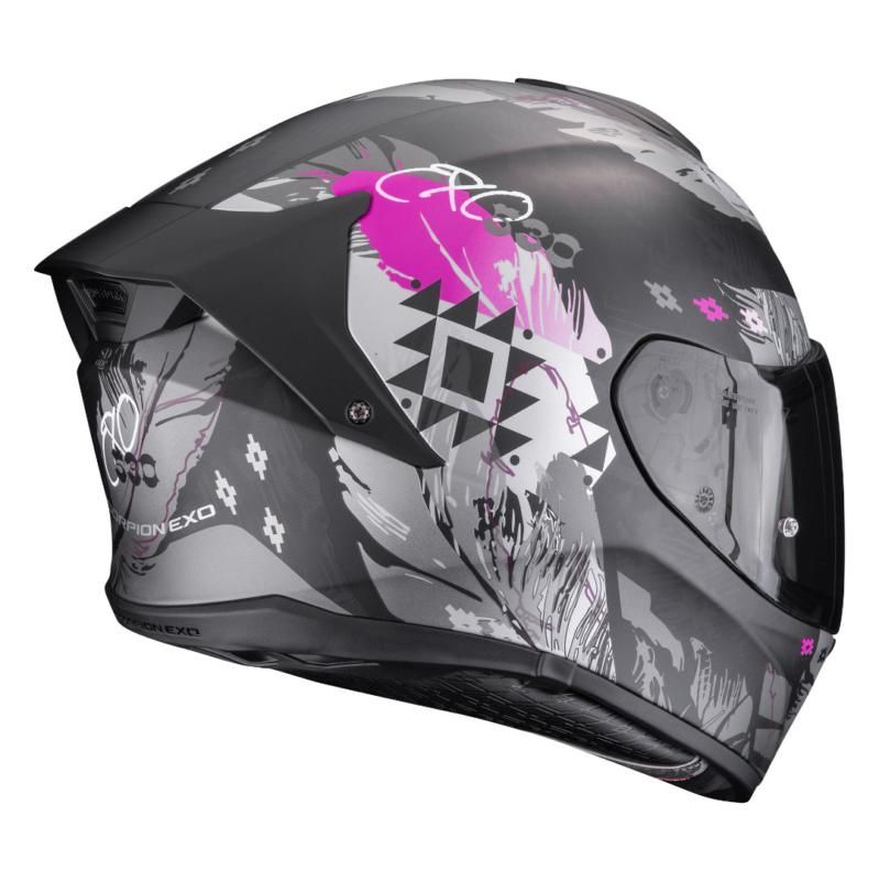 Scorpion Exo 530 Hadji Matt Black / Pink - FREE UK Delivery, FREE 365 Day Returns | Moto Central