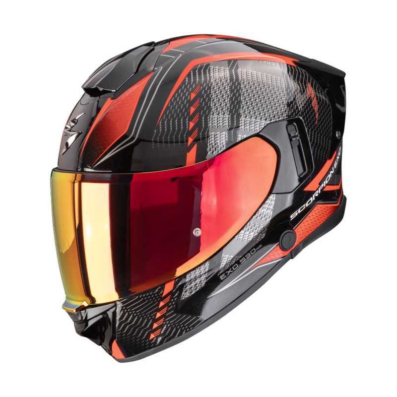 Scorpion Exo 530 Theras Black / Red - FREE UK Delivery, FREE 365 Day Returns | Moto Central