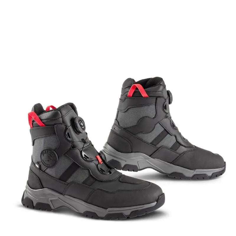 Falco Arrakis 2 Short Boots Black FREE UK Delivery, FREE 365 Day Returns | Moto Central