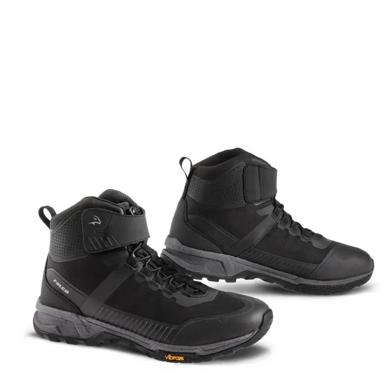 Falco Grander Waterproof Short Boots Black FREE UK Delivery, FREE 365 Day Returns | Moto Central