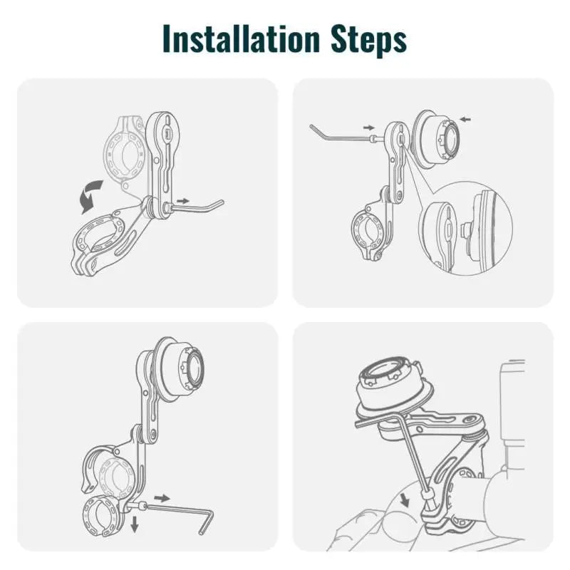Outplorer QM02 Pro Handlebar Mount FREE UK Delivery, FREE 365 Day Returns | Moto Central