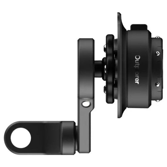 Outplorer QM05 Mirror Stem Mount - side view with mirror-stem eyelet