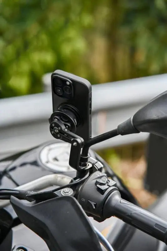 Outplorer QM05 Mirror Stem Mount FREE UK Delivery, FREE 365 Day Returns | Moto Central