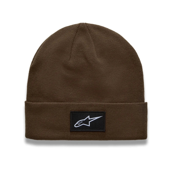 Alpinestars Augment Cuff Beanie Brown FREE UK Delivery, FREE 365 Day Returns | Moto Central