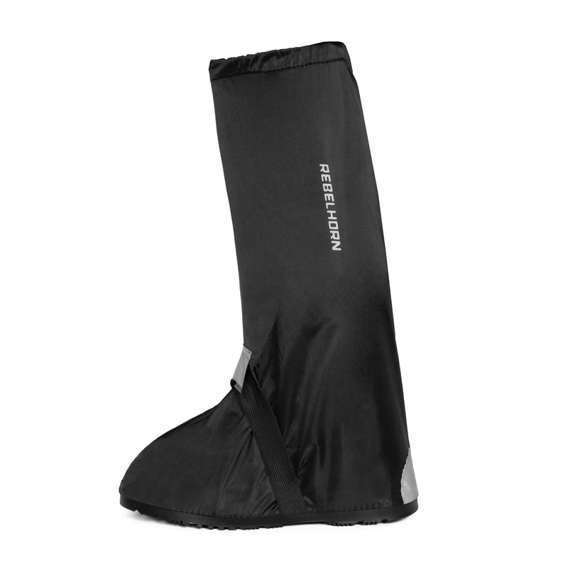 Rebelhorn Thunder Raincover Boots Black FREE UK Delivery, FREE 365 Day Returns | Moto Central