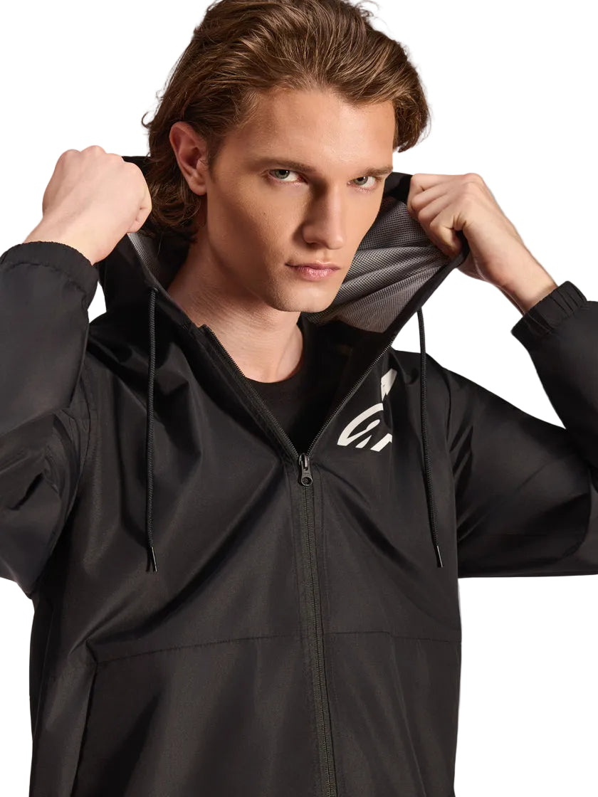 Alpinestars Speeder Chromium Windbreaker Jacket Black / White FREE UK Delivery, FREE 365 Day Returns | Moto Central